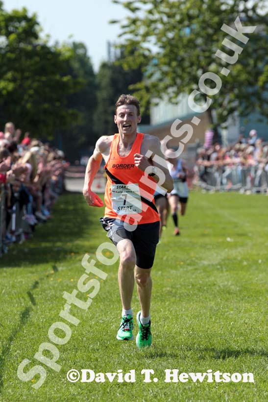 James Buis (Border) finishing the Blaydon Races, June 9th.
